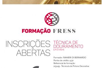 Abertura de inscrições para o curso de Técnica de Douramento (UFCD 5624) Abertura de inscrições para o curso de Técnica de Douramento (UFCD 5624)
