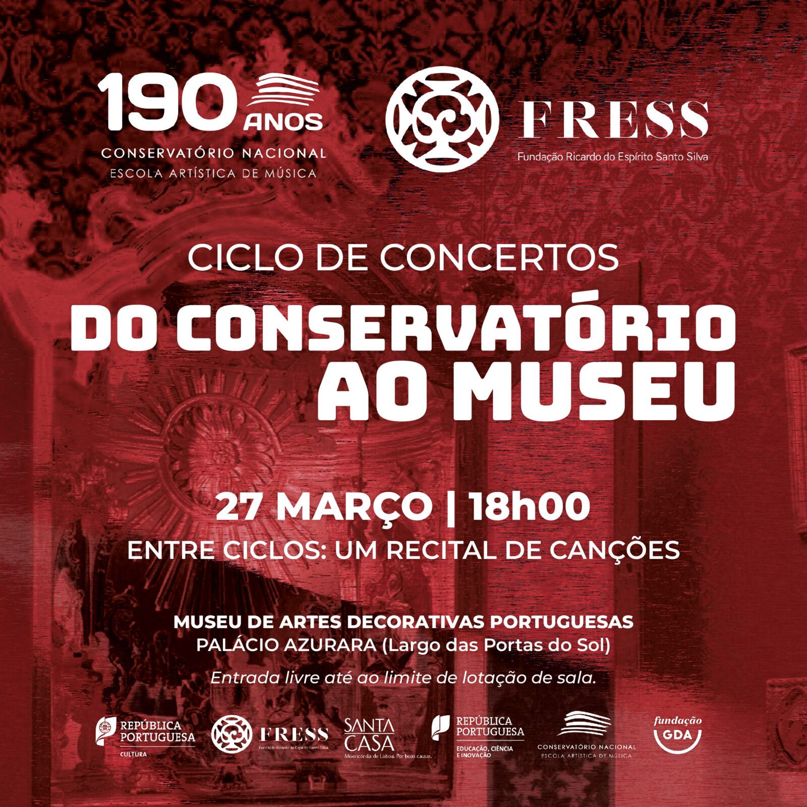 DO CONSERVATÓRIO AO MUSEU 27 MAR