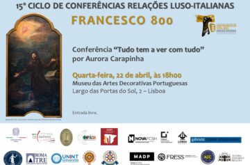 CONVITE | Ciclo de Conferências Francesco 800 | 22 ABR 26